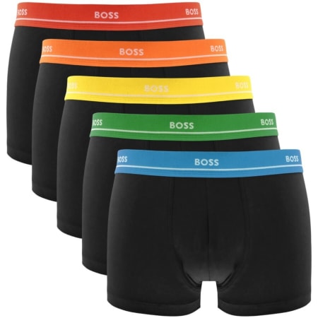 Product Image for BOSS Underwear 5 Pack Trunks Black