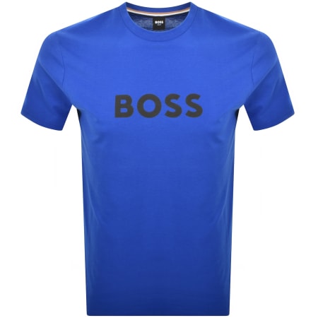 Product Image for BOSS Logo T Shirt Blue