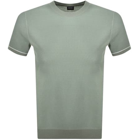 Product Image for BOSS H Jianluca Knit T Shirt Green
