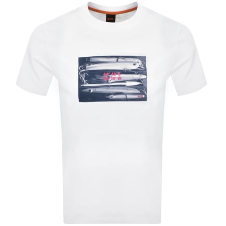 Product Image for BOSS Te_ Dune T Shirt White