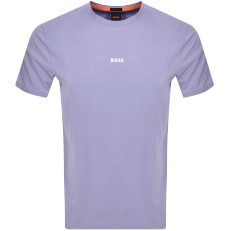 Product Image for BOSS TChup Logo T Shirt Purple