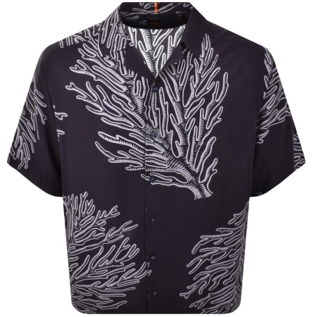 Product Image for BOSS Lapisy Relaxed Fit Shirt Dark Blue