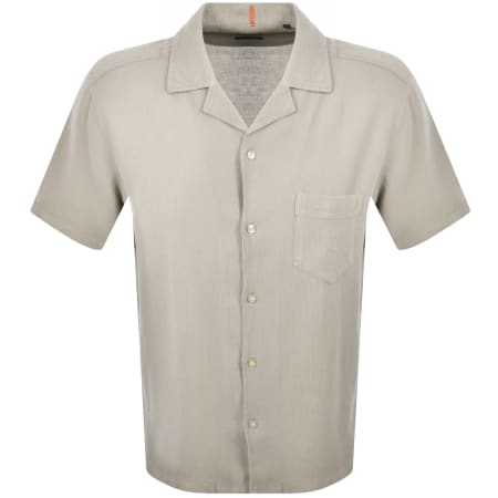 Product Image for BOSS Rayer Short Sleeve Shirt Beige
