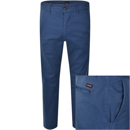 Product Image for BOSS Chino Slim Trousers Blue