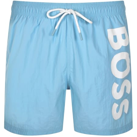 Product Image for BOSS Octopus Swim Shorts Light Blue