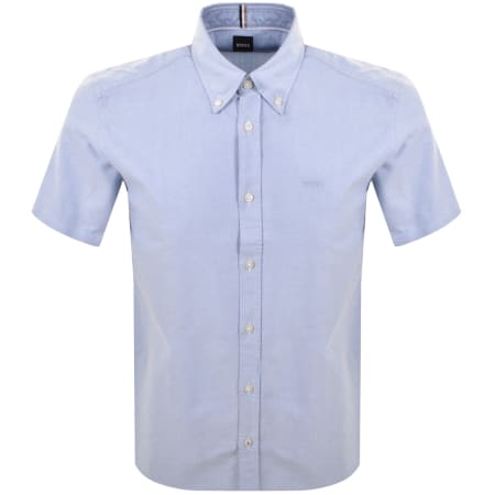 Product Image for BOSS Short Sleeve Liam Shirt Light Blue