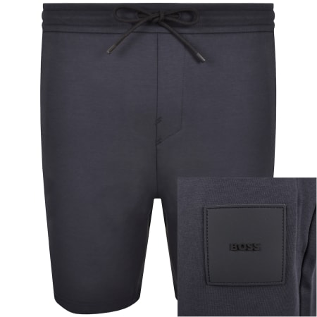 Product Image for BOSS Headlo Rib Shorts Navy