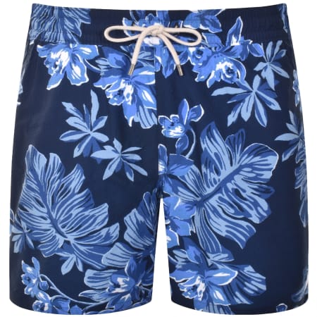 Product Image for Ralph Lauren Floral Seersucker Swim Shorts Blue