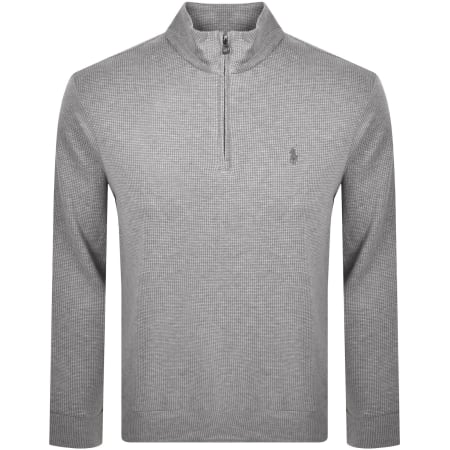 Product Image for Ralph Lauren Quarter Zip Sweatshirt Grey