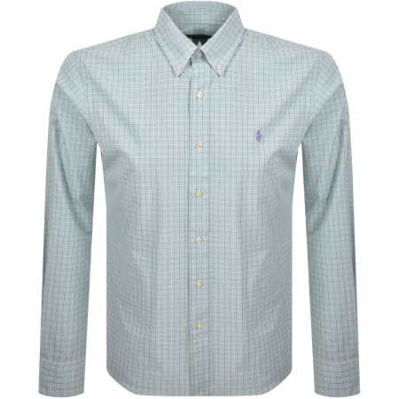 Product Image for Ralph Lauren Check Long Sleeve Shirt Green