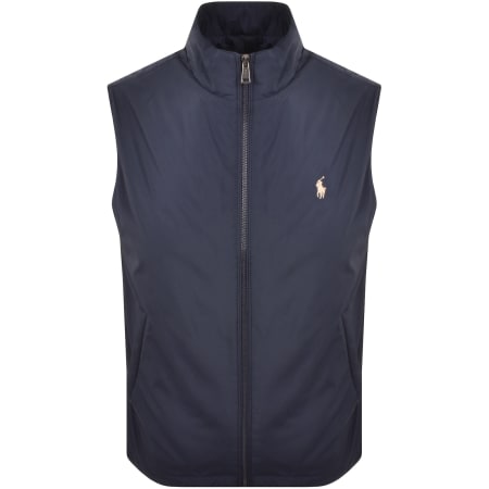 Product Image for Ralph Lauren Full Zip Packable Vest Navy