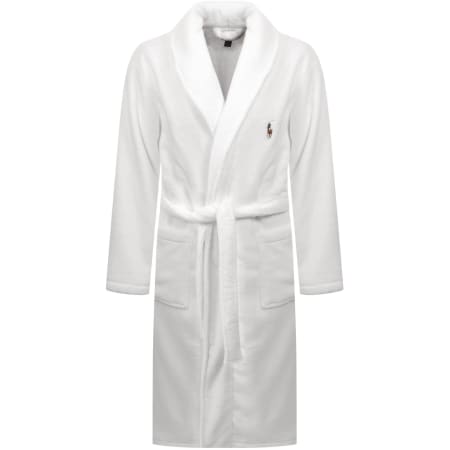 Product Image for Ralph Lauren Shawl Dressing Gown White