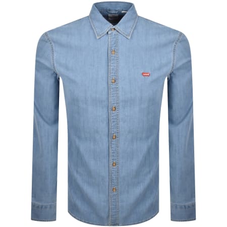 Product Image for Levis Battery Slim Fit Long Sleeved Shirt Blue