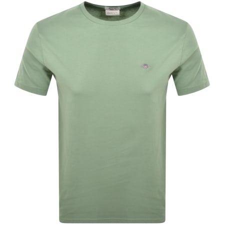 Product Image for Gant Regular Fit Shield T Shirt Green