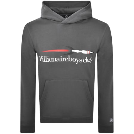 Product Image for Billionaire Boys Club Rocket Logo Hoodie Grey