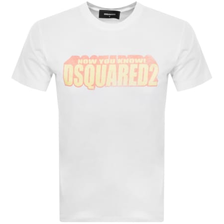 Product Image for DSQUARED2 Logo T Shirt White
