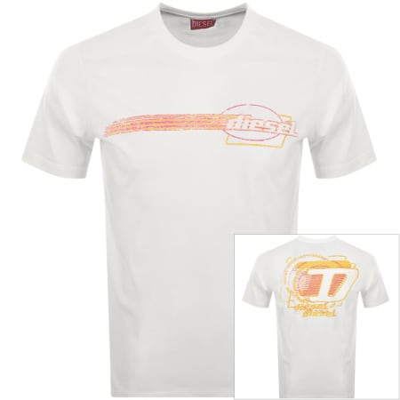 Product Image for Diesel T Boxt Div T Shirt White