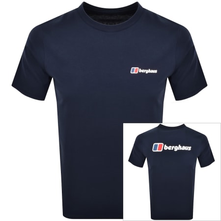 Product Image for Berghaus Front And Back Logo T Shirt Blue