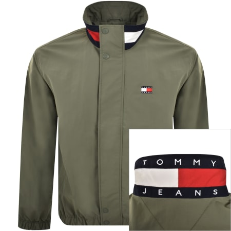 Product Image for Tommy Jeans DNA Collar Jacket Green