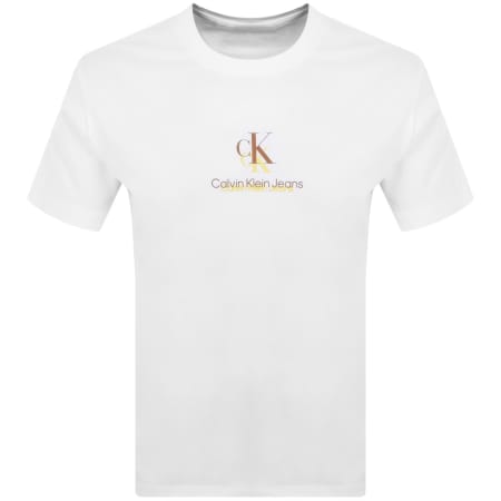 Product Image for Calvin Klein Jeans Shadow Logo T Shirt White