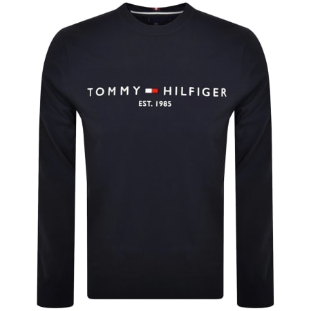 Product Image for Tommy Hilfiger Logo Sweatshirt Navy