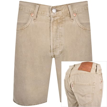 Product Image for Levis Original Fit 501 Denim Shorts Beige
