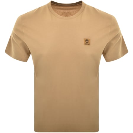 Product Image for Timberland Woven Badge T Shirt Brown