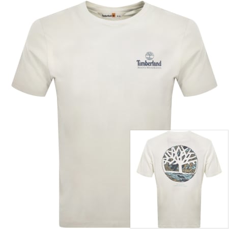 Product Image for Timberland Illustrated Tree Logo T Shirt White