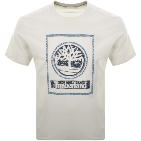 Product Image for Timberland Seasonal Stack Logo T Shirt White