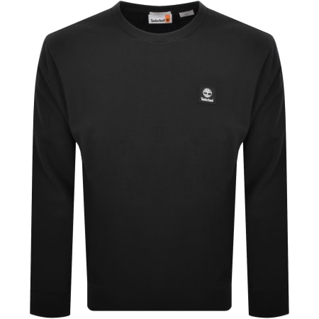 Product Image for Timberland Woven Badge Sweatshirt Black