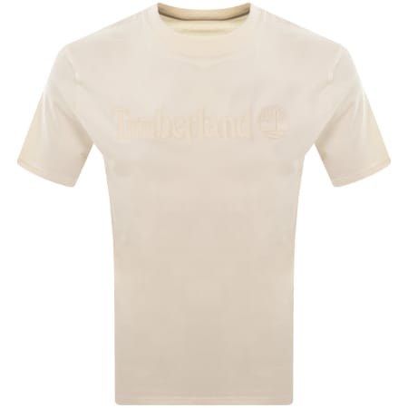 Product Image for Timberland Tonal Logo T Shirt Off White