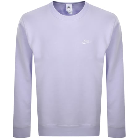 Product Image for Nike Crew Neck Club Sweatshirt Lilac
