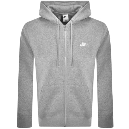 Product Image for Nike Club Logo Hoodie Grey