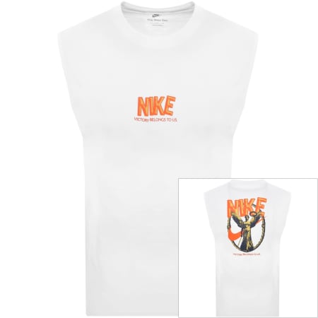 Product Image for Nike GYM Life Vest T Shirt White