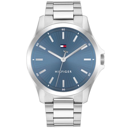 Product Image for Tommy Hilfiger Bruce Blue Dial Watch Silver