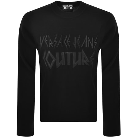 Product Image for Versace Jeans Couture Logo Jumper Black