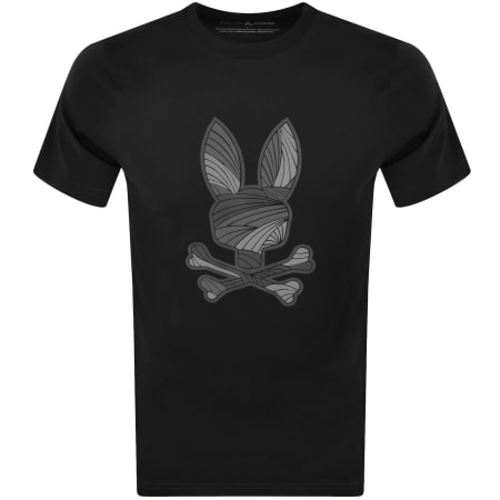Product Image for Psycho Bunny Baxter Graphic Logo T Shirt Black