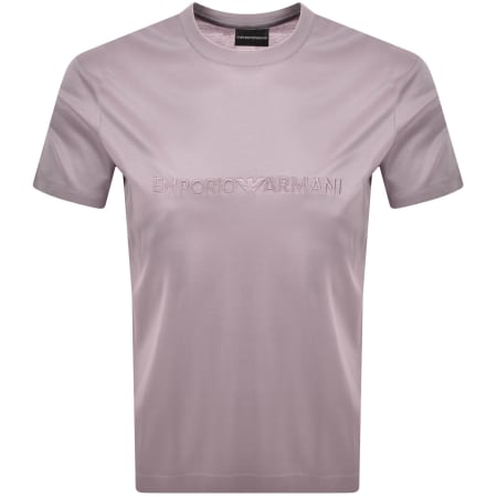 Product Image for Emporio Armani Logo T Shirt Pink