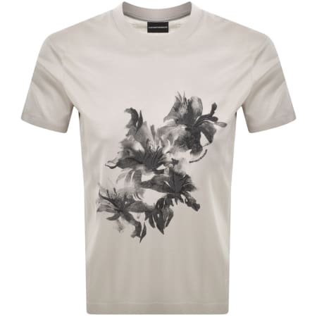 Product Image for Emporio Armani Logo T Shirt Beige