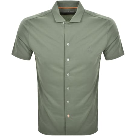 Product Image for Psycho Bunny Bryan Camp Collar Shirt Green