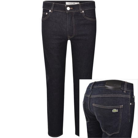 Product Image for Lacoste Slim Fit Dark Wash Jeans Blue