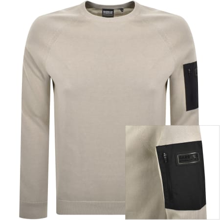 Product Image for Barbour International Blades Knit Jumper Beige