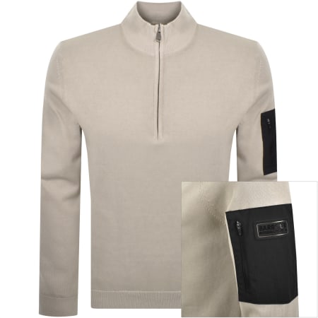 Product Image for Barbour International Blades Knit Jumper Beige