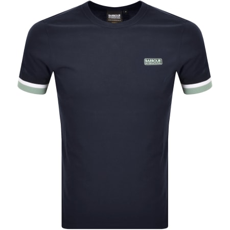 Product Image for Barbour International Deep Cuff T Shirt Navy