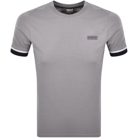 Product Image for Barbour International Deep Cuff T Shirt Grey