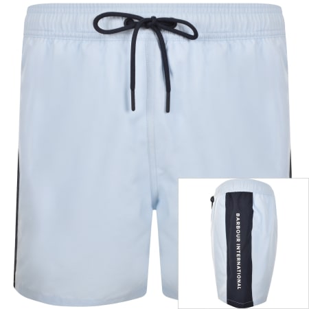 Product Image for Barbour International Logo Swim Shorts Blue