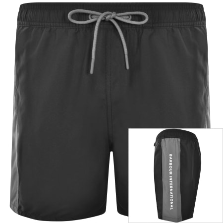 Product Image for Barbour International Logo Swim Shorts Black