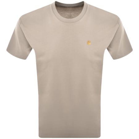 Product Image for Carhartt WIP Chase Short Sleeved T Shirt Beige
