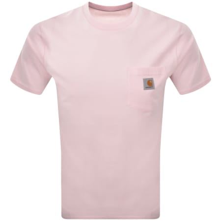 Product Image for Carhartt WIP Pocket Short Sleeved T Shirt Pink