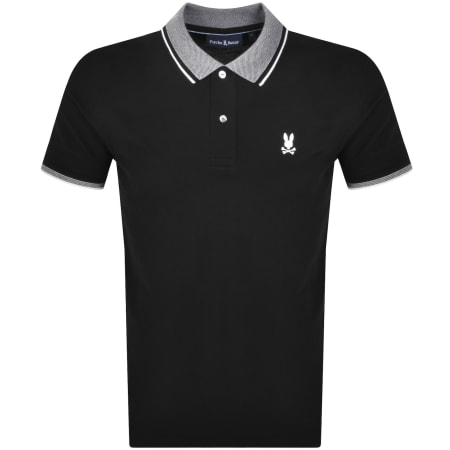 Product Image for Psycho Bunny Evandale Pique Polo T Shirt Black